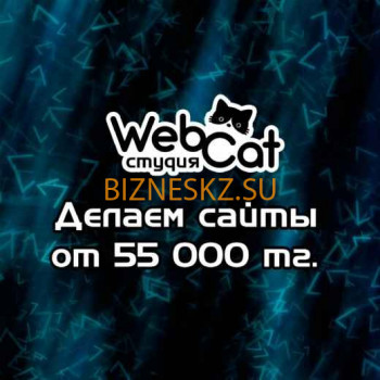 Студия веб-дизайна Интернет студия WebCat - на портале bizneskz.su